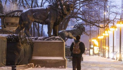 芝加哥遭遇冬季风暴