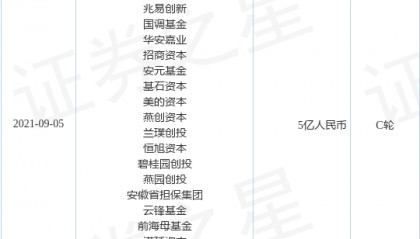 【投融资动态】长鑫科技战略融资，融资额4.5亿人民币，投资方为合肥产投集团