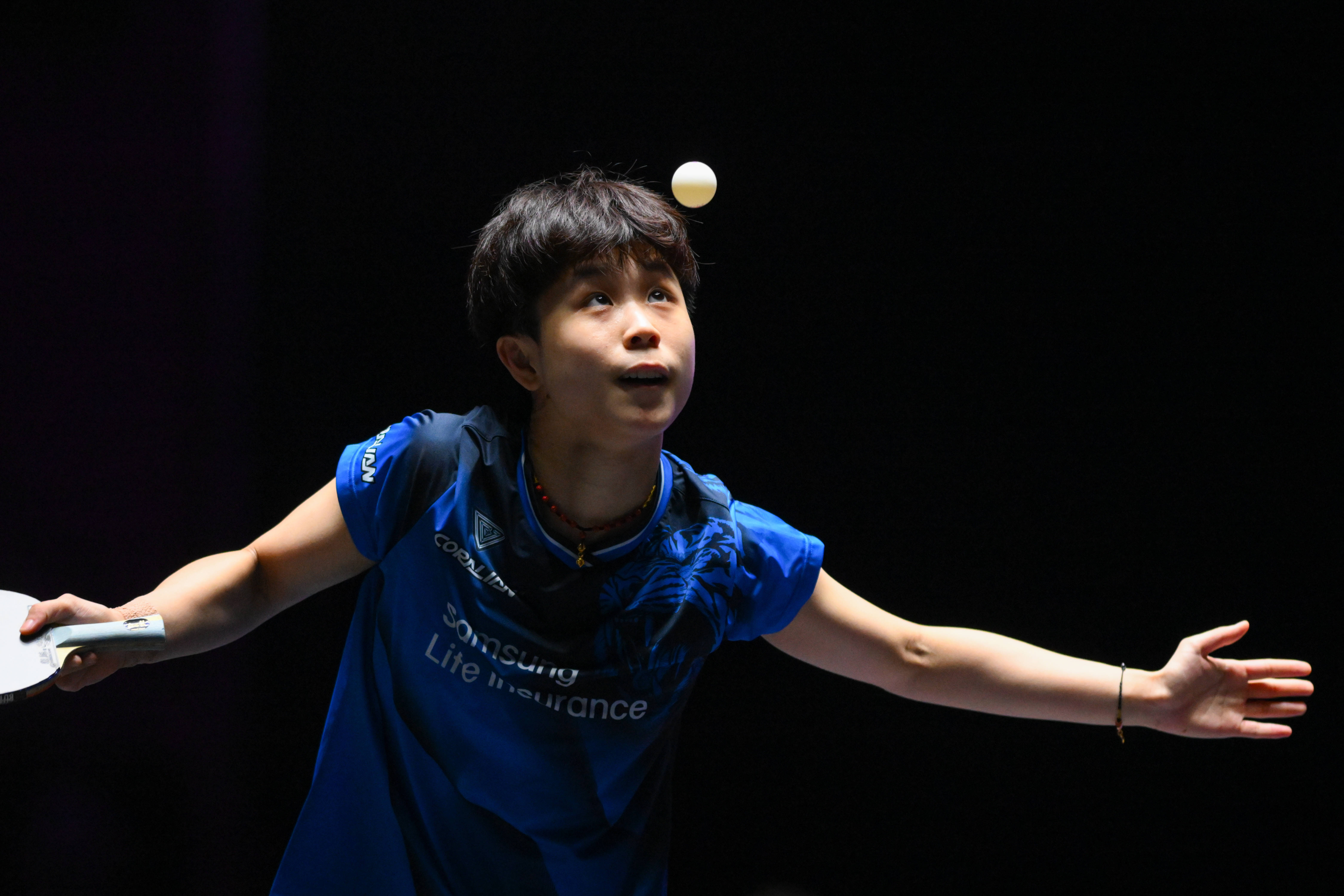 (体育)乒乓球——WTT澳门冠军赛:蒯曼晋级女单16强