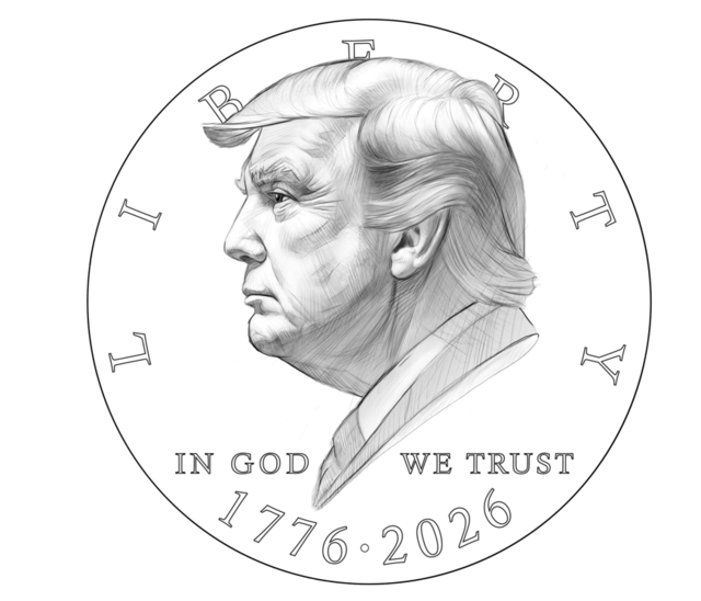 为纪念独立250周年,美国财政部推出一美元“特朗普币”